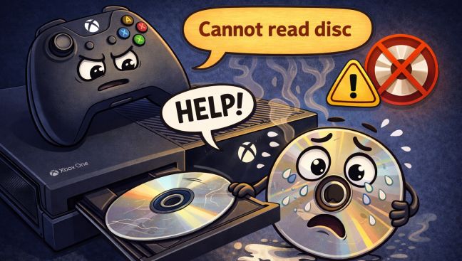 xbox one nelasa diskus