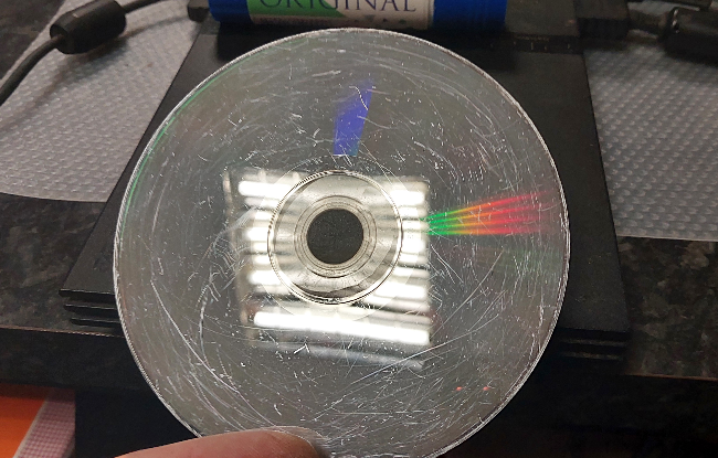 PS2 nelasa diskus - diagnostika Rīgā