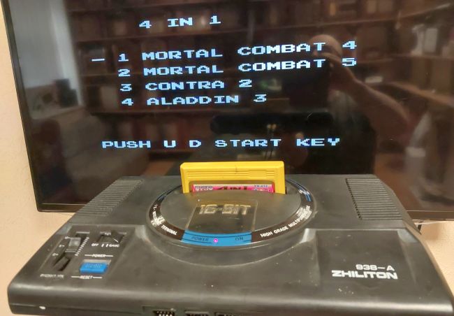 Ремонт игровой консоли Zhiliton (ретро техника 90-х годов)