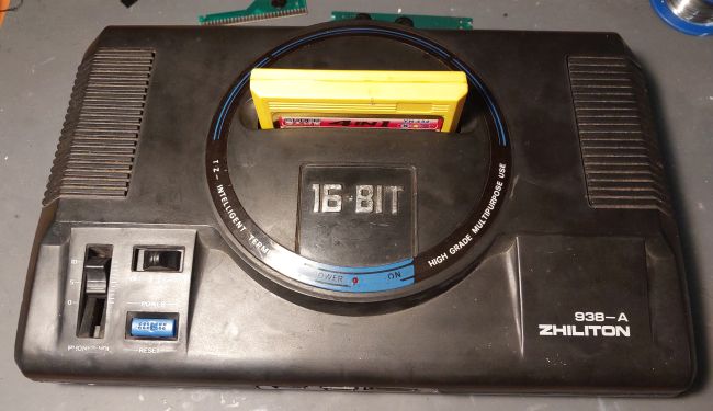 Ремонт игровой консоли Zhiliton (ретро техника 90-х годов)